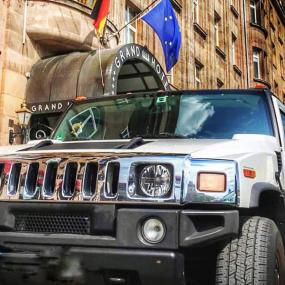 Hummer limousine transfer to your Bucharest hotel